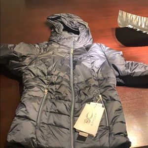 Spyder women’s navy blue winter jacket